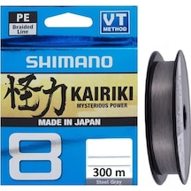 Shimano Kairiki 8 300M Steel Gray 0.19Mm
