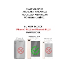 İphone 7 Plus-8 Plus Uyumlu Pembe Fiyonklu Ve Kiraz Desenli Krem Baskılı Silikon Kılıf
