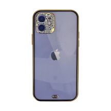 Apple İphone 12 Kılıf Liva Taşlı Silikon