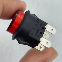 Ic-180n Buton Plastik 22mm 12v 4p Kırmızı