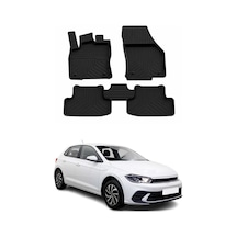 Volkswagen Polo 6.5 Facelift 2021-2026 Uyumlu 4d Havuzlu Paspas Kauçuk Siyah 5 Parça