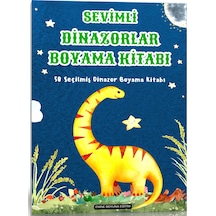 Sevimli Dinozorlar Boyama Kitabı 50 Süper Dinozor