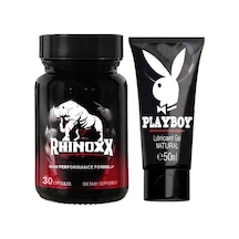 Rhinoxx Erkeklere 30lu Penisözel Deneyimler Formülü + Playboy 50 Ml Kaydırıcıkrem