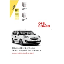 Opel Combo 2012-2017 Arası Ön Kısa Far Ampülü 2 Adet Sarı Renk
