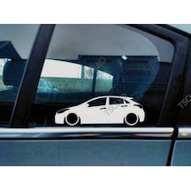 İ30 2nd Gen Kelebek Cam Oto Sticker 17 Cm 2 Adet
