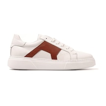 Sneaker Erkek Og-437 John May Beyaz-taba