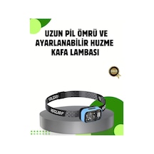 Gld-spt- 53 Modlu Süper Parlak Led Kafa Lambası Type C Şarjlı Güç Göstergeli Kırmızı