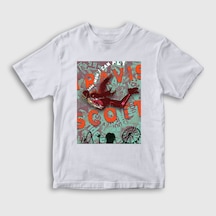 Presmono Unisex Çocuk Fly Astroworld Travis Scott T-shirt Beyaz