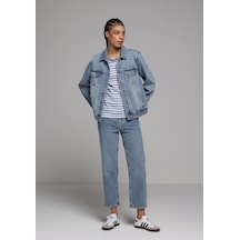 Colin's Colins Straight Fit Kadın Light İndigo Denim Jean Pantolon Cl1079856 Q1.v1 Dn44933 Denim