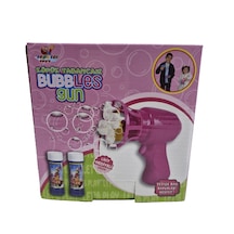 Pilli Çok Delikli Köpük Atan Tabanca Pembe
