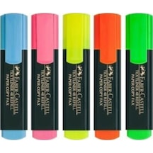 Faber-castell Fosforlu Kalem 5 Renk Yeşil