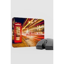 London Londra İngiltere 2 V3 22x18 Gaming Kauçuk Kaymaz Taban Mouse Pad Fare Altlığı