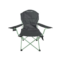 Platan Chair Ones-ll Katlanır Kamp Piknik Sandalyesi - Koltuğu XL Gri