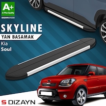 S-dizayn Kia Soul Skyline Aluminyum Yan Basamak 173 Cm 2009-2014 A+ Kalite
