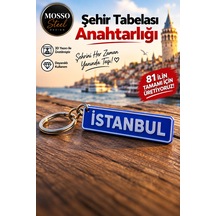 Şehir Tabelası Anahtarlığı 3d Baskı Tabela Anahtarlık