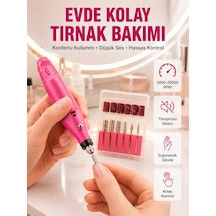 6 Uçlu Elektrikli Manikür Pedikür Seti Yeni Nesil - Lisinya 23713700