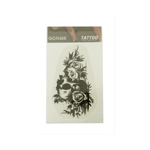 Gül - 932 - Tattoo - Ilkestor - Dövme Sticker-11928218-siyah