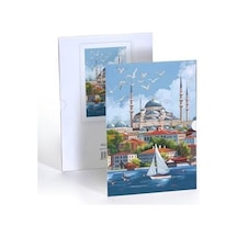 Denizle Kucaklaşan Şehir, A4 Poster Ggk-ps004 7/8 Yaş