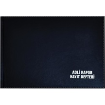 Adli Rapor Kayıt Defteri 100 Yaprak