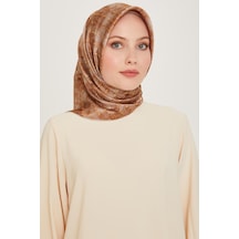 Armine İpek Eşarp 2025 Kış - 9259-82 Bej Twill BEj