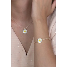 Papatya Kolye Bileklik Set Kombini  Bbs03