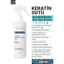 Keratin Biotin Hızlı Onarıcı Ve Dökülme Önleyici Saç Bakım Sütü / Sıvı Saç Kremi 250ml