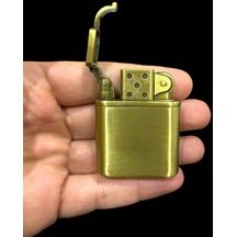 Sarı Pürmüzlü Gazlı Metal Çakmak 109468