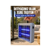 8753tknd 12w Elektrikli Sinek Öldürücü Çift Uv Işıklı Asılabilir Böcek Öldürücü Lamba 893hmng