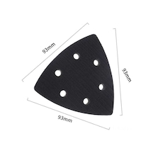 Springsun 5 İnç 8 Delikli Otomatik Yapışkan Kadife Zımpara Paspası, Triangle Koruma Pedi, Dayanıklı Zımparalama Ve Pürüzsüzleştirme İçin