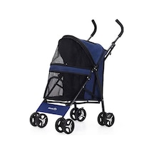 Royalist Dtc-801 Katlanabilir Kedi Köpek Arabası Mavi 65x40x94 Cm 294-57006.04