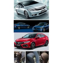 Honda Civic Otomatik Vites Topuzu Kılıfı Fc5,Fc6,Fk7, Fd5,Fd6 Fb7