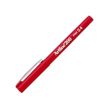 Artline 200n Fine Keçe Uçlu Yazı Kalemi Uç:0,4 Mm, Kırmızı