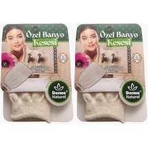 Derma Naturel Özel Banyo Kesesi Ms-07 2 Li Set