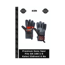 Premium Genç Spor File Gk-100-1-6 Kaleci Eldiveni 6 No Çok Renkli