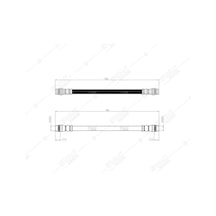 SVAC 600259 Arka Fren Hortumu Megane I 96-02 - Arka Uzun CLIO I 90-98 -Arka Scenic I 99-03