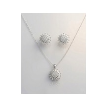 Premium Set Kolye Küpe Kopya Altın