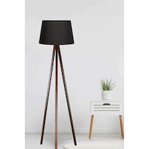 3 Ayaklı Tripod Lambader Siyah Kahve Ly564