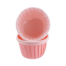 Cupcake Kalıbı Orta Boy Düz Renk 50x39 Mm 100 Adet Pembe N11.1065