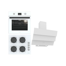 Termikel BO O6555C W - BH P6144C W - CH S6532C WW Ankastre Set Beyaz