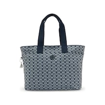 Kipling Colissa Up Büyük Boy Omuz Çantası Mavi
