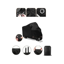 Kawasaki Vn 1500 Classic Tourer Siyah Kilit Uyumlu Motor Brandası Ultra Kalın Motosiklet Brandası