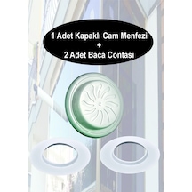 1 Adet Kapaklı Menfez + 2 Adet Baca Contası