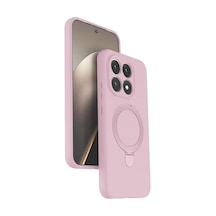 Xiaomi Mi 15t Regal Magsafe Standlı Kapak - Açık Pembe Açik Pembe
