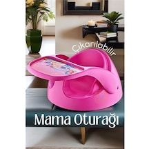 Çıkarılabilir Mama Oturağı Masa Mama Sandalyesi Pembe