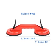 Kolu Çift Vantuz Cam Vantuz Göçük Çektirme Kolu Kaldırıcı Araba Göçük Çektirme Suction 60kg