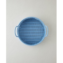 English Home Cottage Tepsi 30x8 Cm Mavi