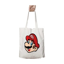 Art Hediye Mario 3 İki Tarafı Kalıcı Baskılı Yıkanabilir Çanta Çok Renkli