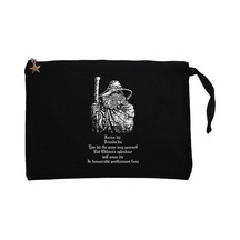 Burzum Old Siyah Clutch Astarlı Cüzdan / El Çantası Siyah