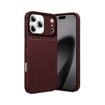 Apple İphone 17 Pro Max Auto Focus Karbon Kapak - Bordo
