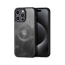 Dux Ducis iPhone Uyumlu 15 Pro Aimo Series Magsafe Premium Buzlu Sert Pc-tpu Kılıf- 5775 Mh-hs7366-3800
